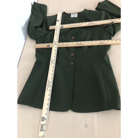 Collections For Le Suit Women Jacket 4 Buttons Front Office Siren Preppy Sz 14 - Picture 7 of 9